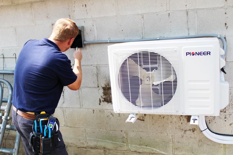 Exterior HVAC and electrical disconnect